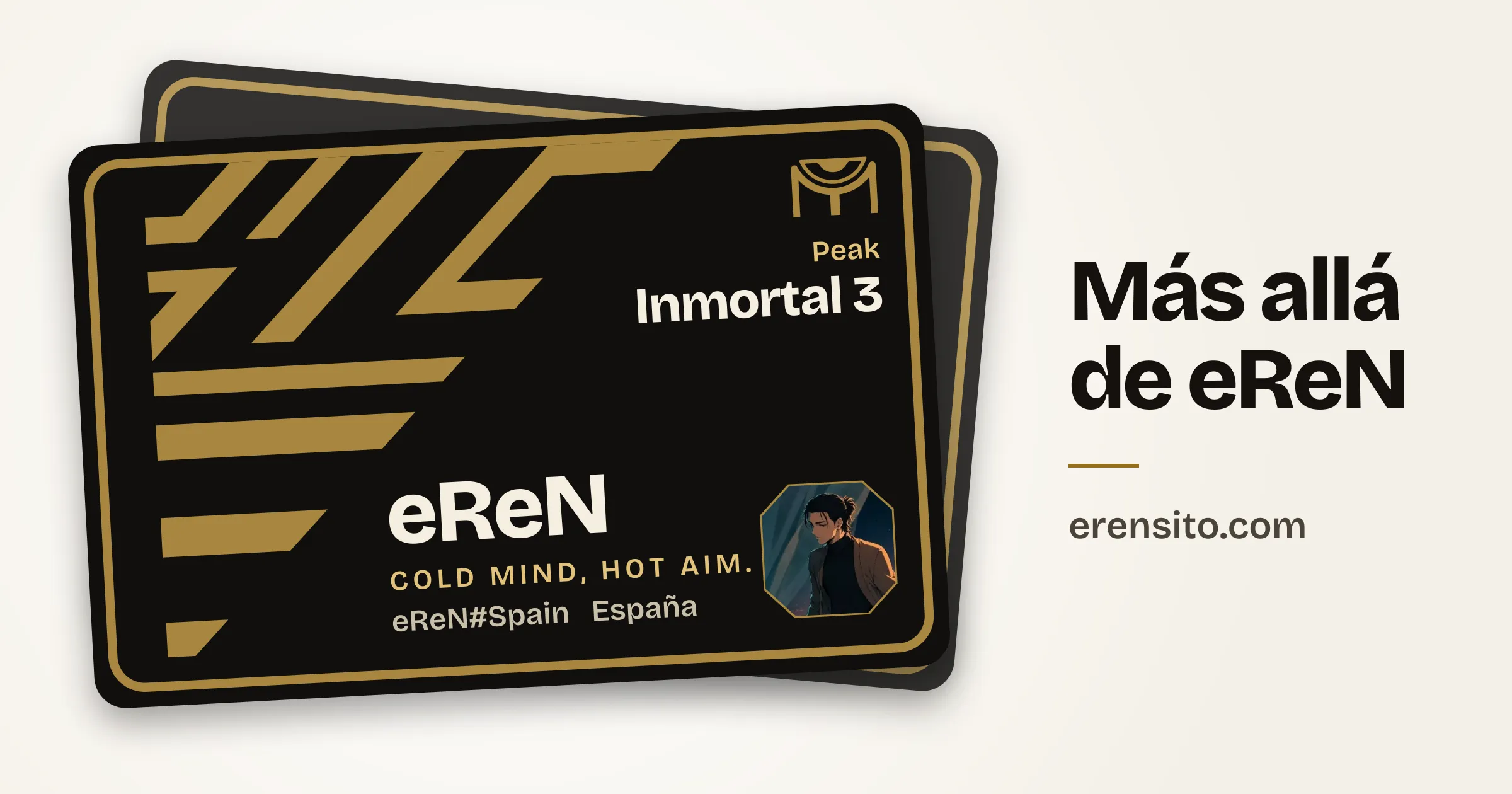 Miniatura de erensito.com con la tarjeta de jugador de eReN